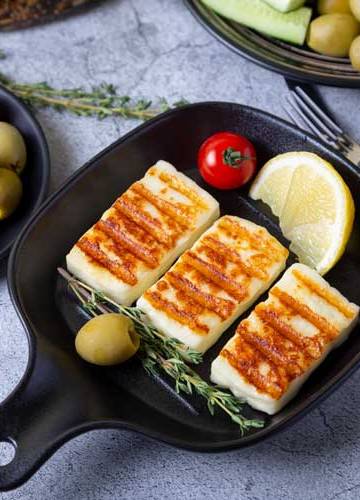 Halloumi bakken