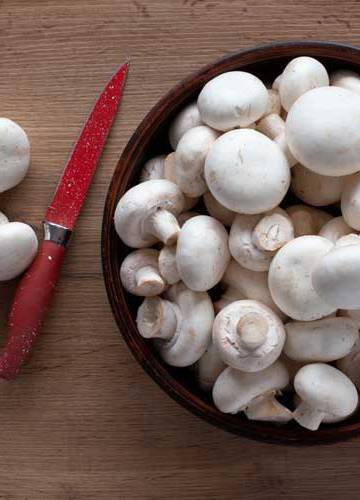 Hoeveel champignons per persoon?