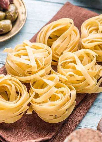 Tagliatelle koken